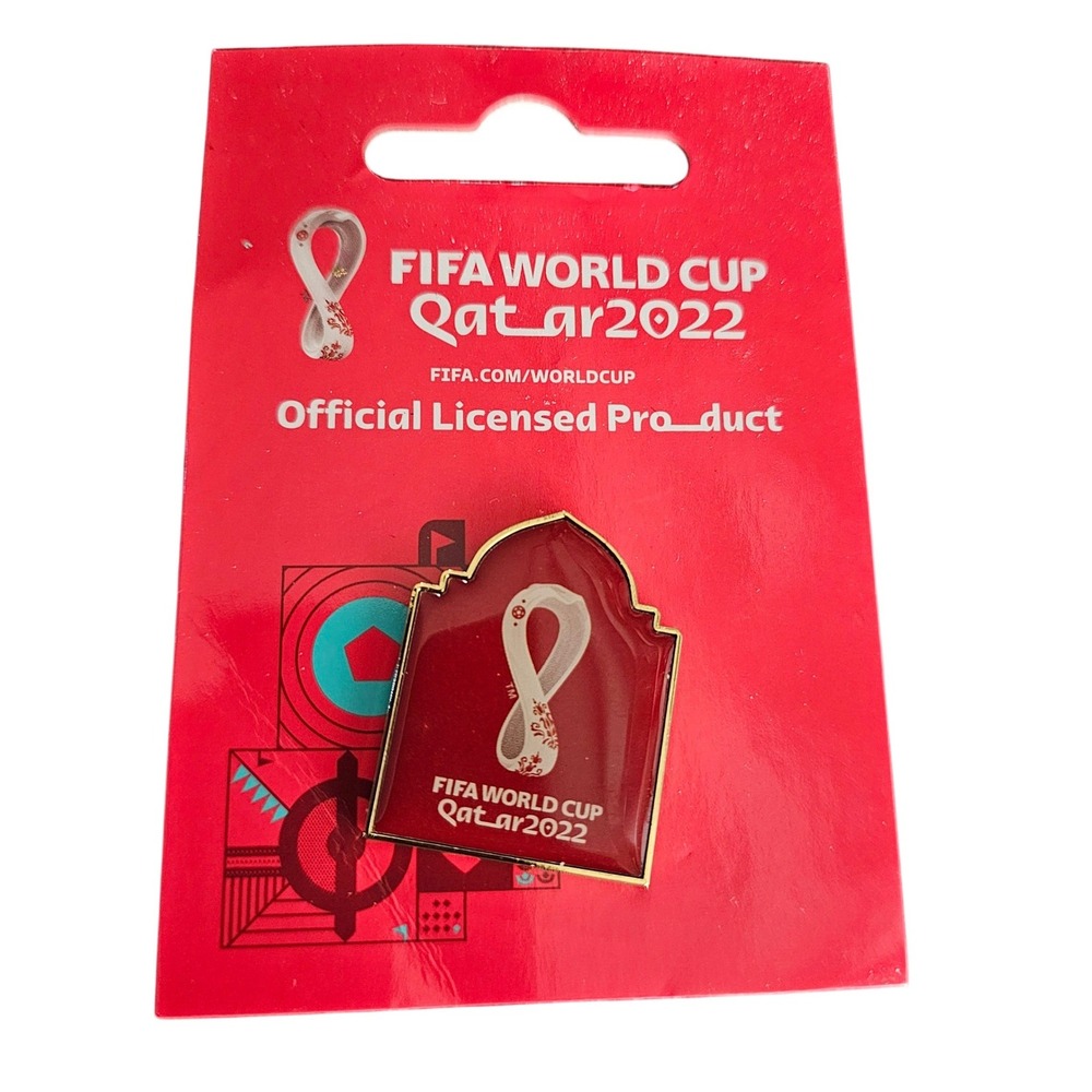 FIFA World Cup Qatar 2022 Official Licensed Emblem Lapel Pin New